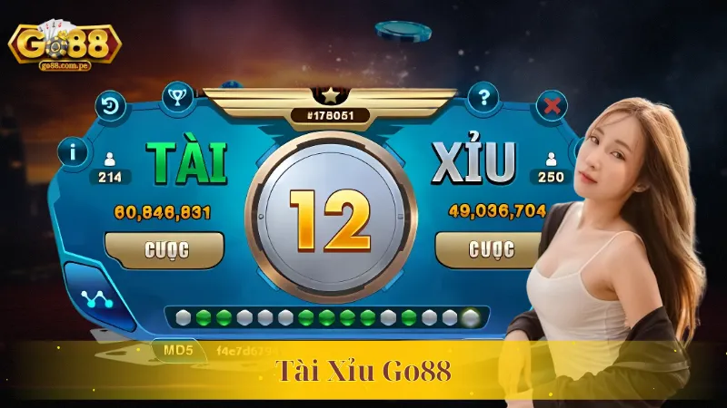 Tài Xỉu Go88 – Siêu Phẩm Cá Cược Đỉnh Cao Nhất Hiện Nay